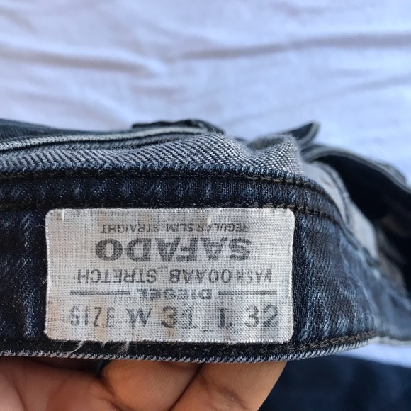 SOLD Diesel Jeans Safado Regular Slim Straight - Picture 6 of 7